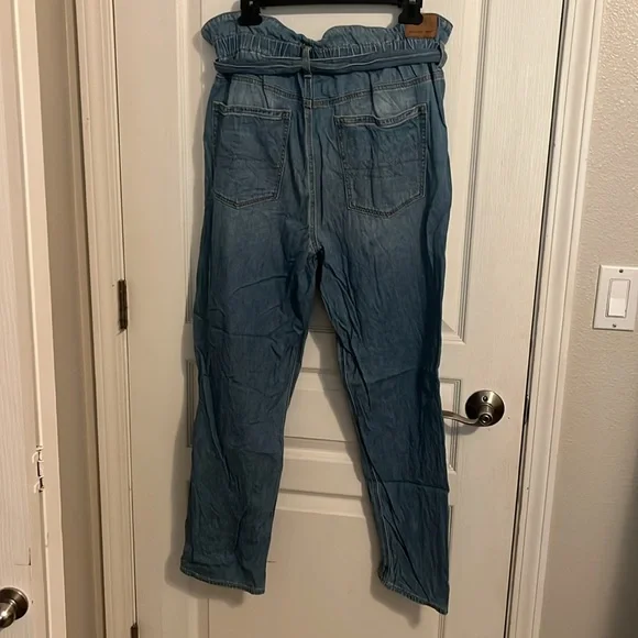 Paper bag style waist jeans size 16 - Picture 2 of 2